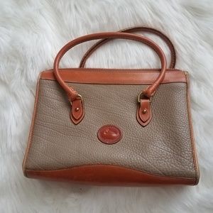 B) Taupe Dooney &Bourke handbag